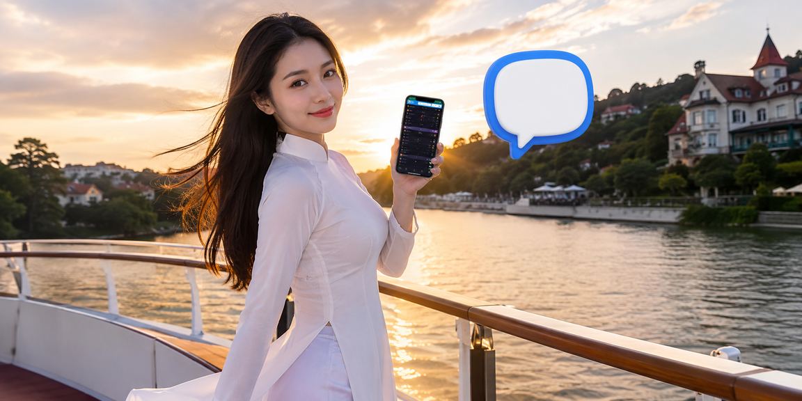 Khách hàng giao dịch tài chính qua ứng dụng 5656 tại Đà Lạt