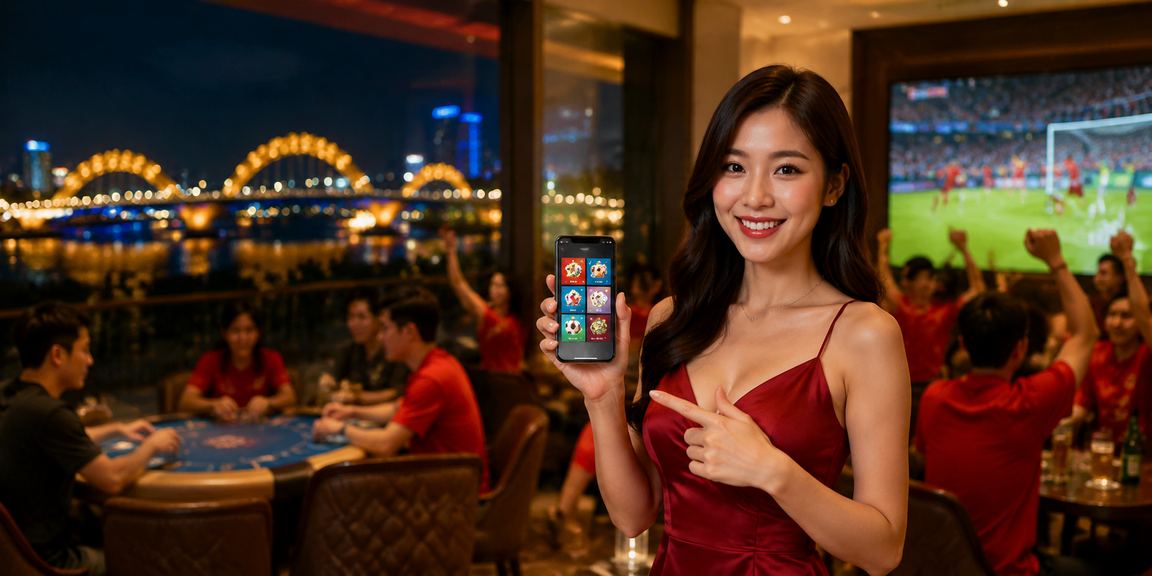 Người chơi tại Đà Nẵng thư giãn và tham gia trò chơi bài trực tuyến qua ứng dụng di động